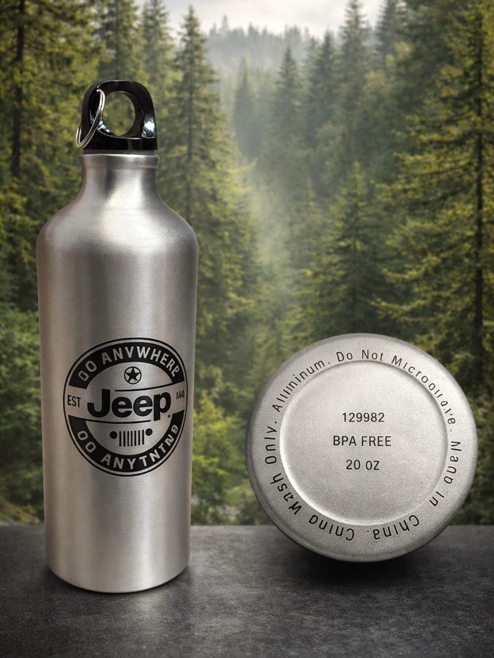 Jeep Aluminum Bottle 20oz BPA Free